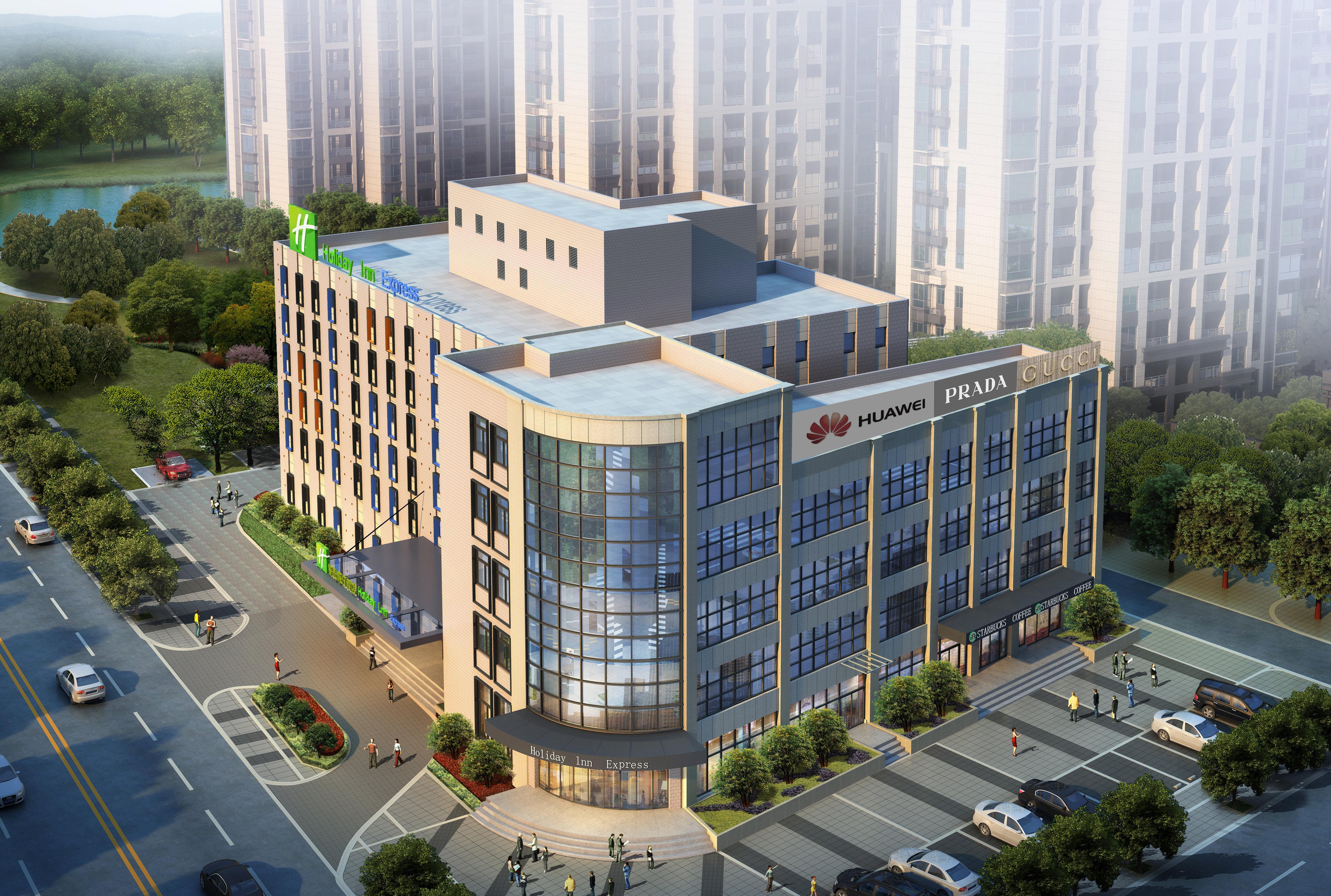 Holiday Inn Express - Shaoxing Paojiang, An Ihg Hotel Exterior foto